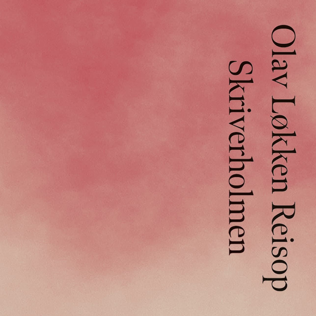 Omslag Skriverholmen av Olav Løkken Reisop (Lydbok)