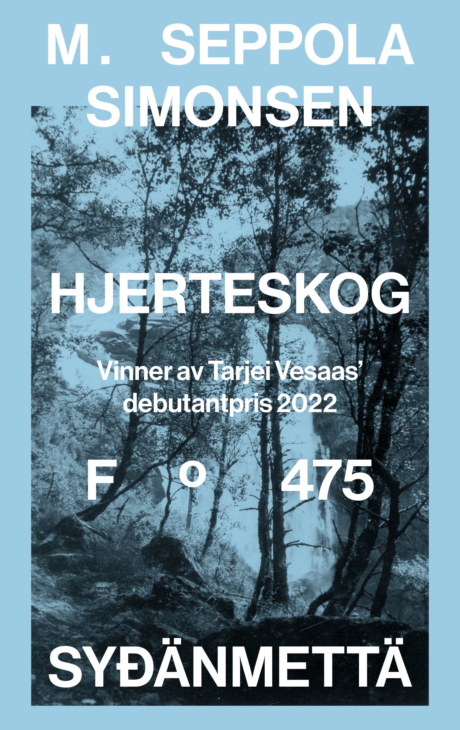 Omslag Hjerteskog. Sydänmettä. av M. Seppola Simonsen (Innbundet)