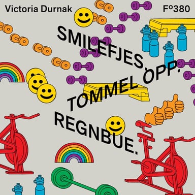 Omslag av "Smilefjes. Tommel opp. Regnbue."
