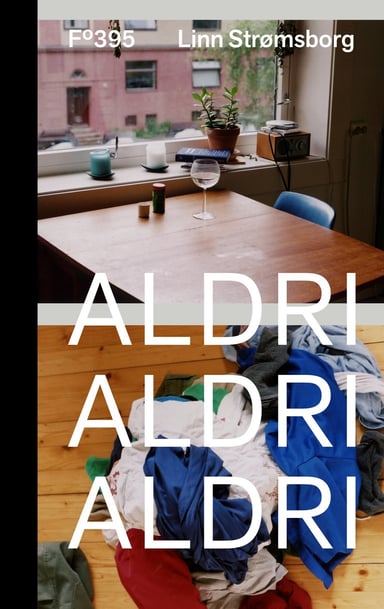 Omslag av "Aldri, aldri, aldri"
