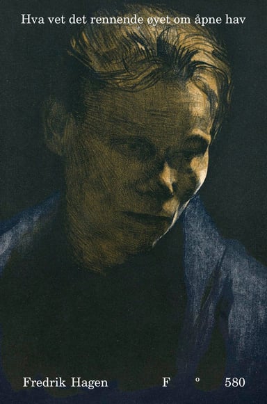 Omslag av "Hva vet det rennende øyet om åpne hav"